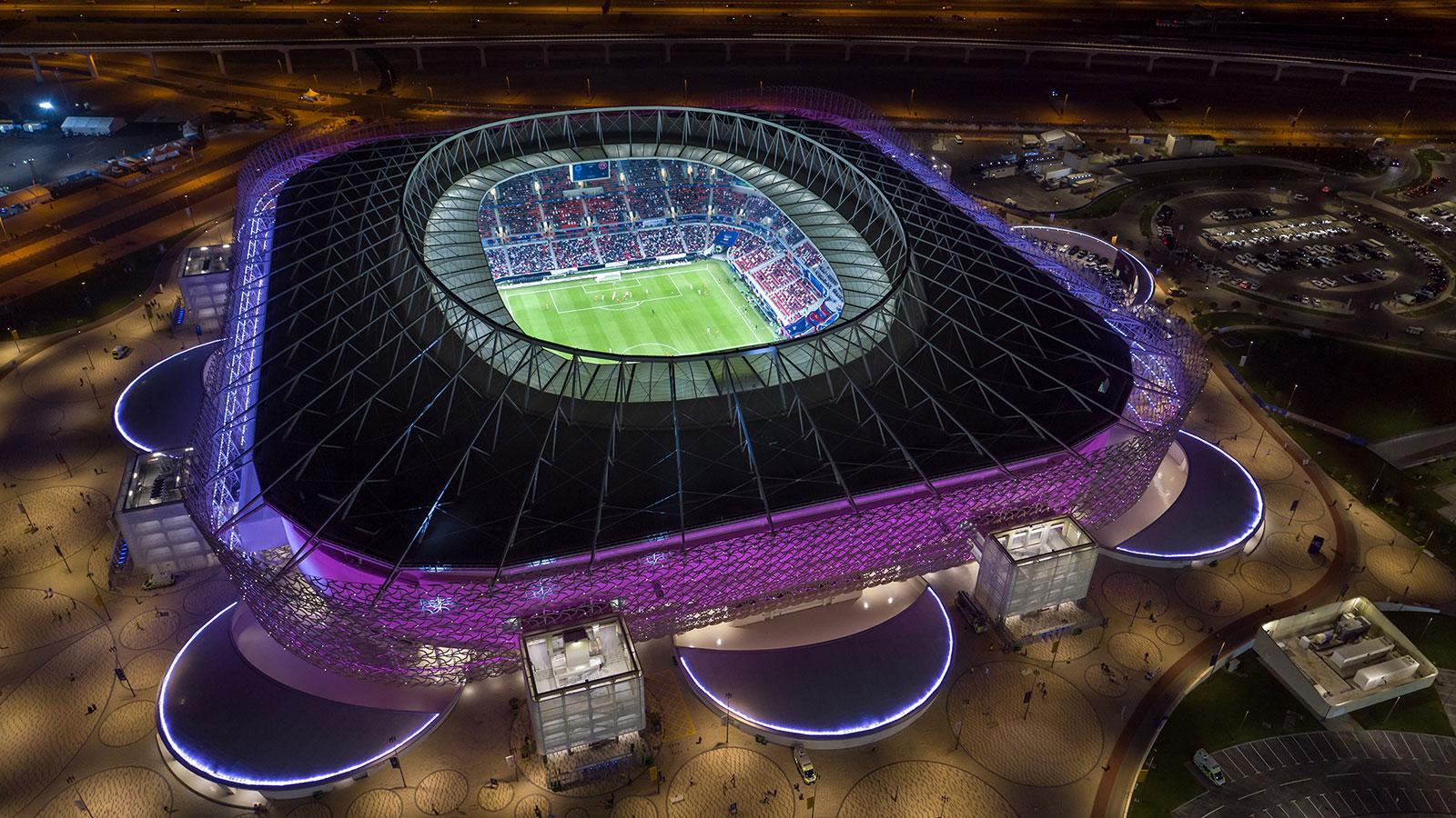 <h3>AL RAYYAN STADIUM</h3>Al Rayyan Stadium is a prominent sports venue located in Al Rayyan, Qatar, known for its modern design and significant role in Qatar's sports culture. Initially opened in 2003, the stadium underwent extensive renovations and upgrades ahead of the 2022 FIFA World Cup, including an iconic facade featuring diamond-shaped patterns that reflect Qatar's heritage. With a seating capacity of approximately 40,000 spectators, Al Rayyan Stadium has hosted numerous football matches, including domestic league games and international tournaments. It serves as the home ground for Al Rayyan Sports Club and has been a venue for various events that highlight Qatar's passion for football and its commitment to hosting major sporting events on the global stage.