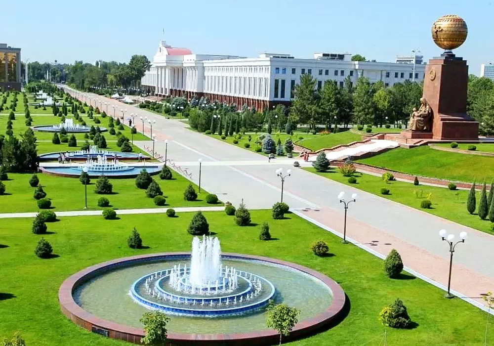 <h3>INDEPENDENCE SQUARE </h3>Independence Square (Mustaqillik Maydoni) is the central square and a symbolic heart of Tashkent, Uzbekistan. It holds historical significance as the site where Uzbekistan declared its independence from the Soviet Union in 1991. The square features expansive open spaces surrounded by grand Soviet-era architecture and monuments. At the center stands the Independence Monument, a soaring column topped with the statue of a golden globe featuring Uzbekistan's map and an eagle with outstretched wings symbolizing independence. Surrounding the square are important governmental buildings such as the Senate, the Cabinet of Ministers, and the Hotel Uzbekistan. Independence Square is not only a place of historical importance but also a vibrant hub where cultural events, concerts, and celebrations often take place, showcasing Uzbekistan's national pride and identity.